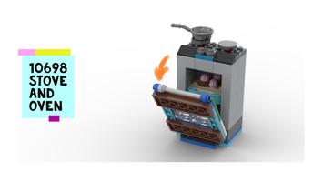 Набор LEGO MOC-75476 10698 Stove and oven