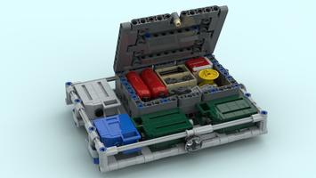 Набор LEGO MOC-75610 Roof rack (addition for UAZ 3151)