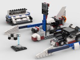 Набор LEGO MOC-75629 31091 Grandstand for Drag Race