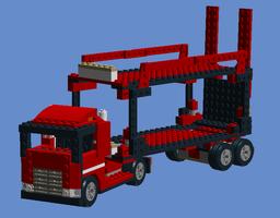 Набор LEGO MOC-76181 5867 Car Carrier Trailer