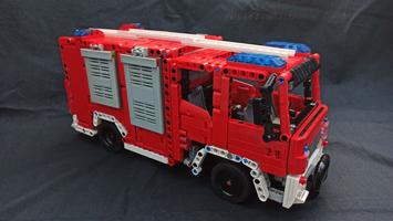 Набор LEGO MOC-76248 Firetruck