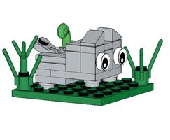 Набор LEGO MOC-76557 Jumping bunny sculpture