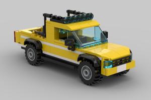Набор LEGO MOC-76585 yellow ute