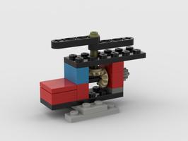 Набор LEGO MOC-76674 Mini LEGO Helicopter