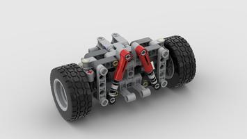 Набор LEGO MOC-76812 Independent Front Suspension - 13 Studs Wide