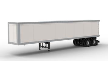 Набор LEGO MOC-76841 Dry Van Trailer