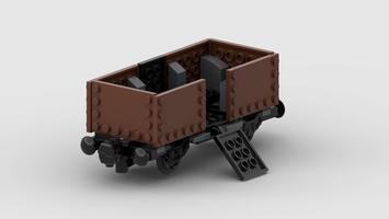 Набор LEGO MOC-76870 Small open cargo wagon