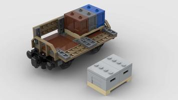 Набор LEGO Railroad pallet wagon