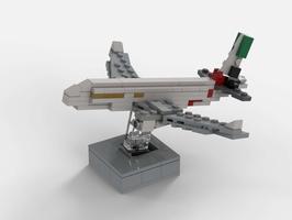 Набор LEGO MOC-77037 Lego A330 with Emirates livery