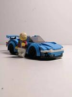 Набор LEGO MOC-77038 city blue sports car