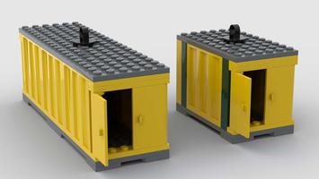 Набор LEGO container with door 2sizes