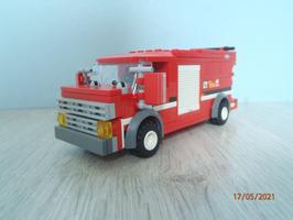 Набор LEGO MOC-77195 american red van