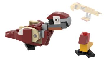 Набор LEGO MOC-77328 31112 - Parrot Family