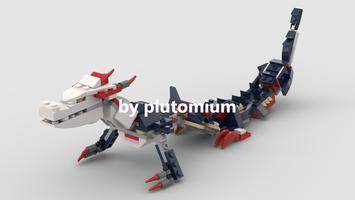 Набор LEGO MOC-77411 Blue Dragon (LEGO 31088 Alternate)
