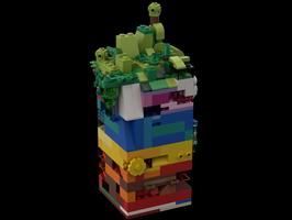 Набор LEGO MOC-77602 Rainbow Tower
