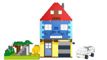 Набор LEGO MOC-77631 11005 House with Garden