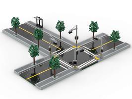 Набор LEGO MOC-77817 Modular Roads
