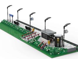 Набор LEGO MOC-78047 Vught Train Station Platform 2