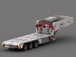 Набор LEGO MOC-78480 Flatbed 3 axle trailer