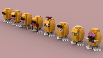 Набор LEGO 8 Modifications of Yolk Boy