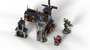 Набор LEGO MOC-79109 Medieval Castle - Chapelle and Store