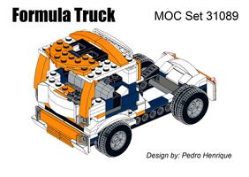 Набор LEGO MOC-79358 Formula Truck - MOC 31089