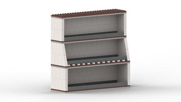 Набор LEGO MOC-79397 Shelf for small Creator train models