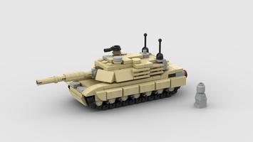 Набор LEGO Micro M1 Abrams | 1:80 FREE INSTRUCTIONS