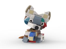 Набор LEGO MOC-79553 brick built collie puppy