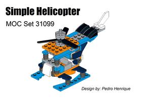 Набор LEGO MOC-79602 Simple Helicopter