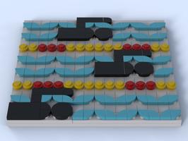Набор LEGO MOC-79999 Swimming Contest