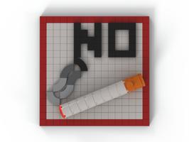 Набор LEGO MOC-80000 No Smoking