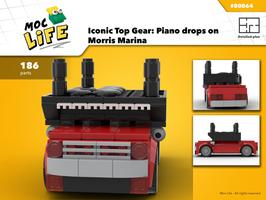 Набор LEGO MOC-80064 Iconic Top Gear: Piano drops on Morris Marina