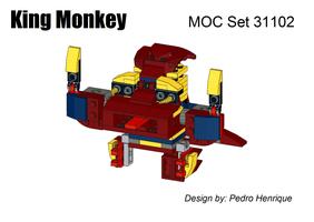 Набор LEGO MOC-80102 King Monkey - MOC 31102