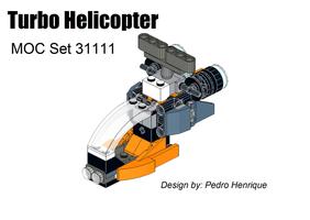 Набор LEGO MOC-80117 Turbo Helicopter - MOC 31111