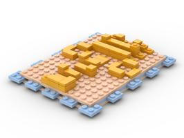 Набор LEGO Frame Rack-MOC-62878-Cabin
