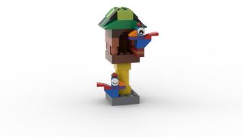 Набор LEGO MOC-80671 10696 Birdhouse