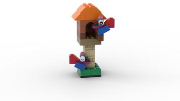 Набор LEGO MOC-80674 11004 Birdhouse