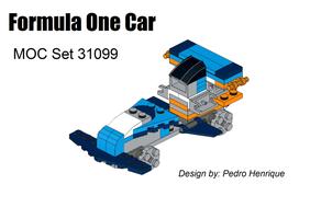 Набор LEGO MOC-80766 Formula One Car - MOC 31099
