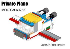 Набор LEGO MOC-80878 Private Plane - MOC 60253
