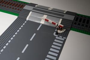 Набор LEGO MOC-81093 Railroad crossing full PennLUG