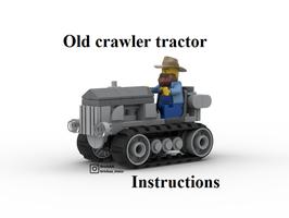 Набор LEGO MOC-81177 Old crawler tractor