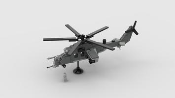 Набор LEGO MOC-81274 Micro Mi-24 / Mi-35 HIND | 1:80
