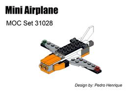 Набор LEGO MOC-81329 Mini Airplane - MOC 31028