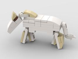 Набор LEGO MOC-81564 Horse (minifig scale, poseable)