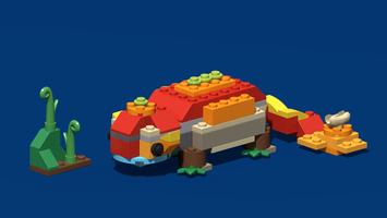 Набор LEGO MOC-81760 BYGGLEK Ankylosaurus