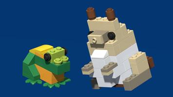 Набор LEGO BYGGLEK Frog and Wallaby