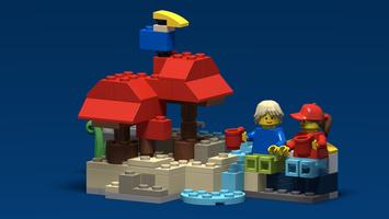 Набор LEGO MOC-81770 BYGGLEK Fall Tree Scene in Red
