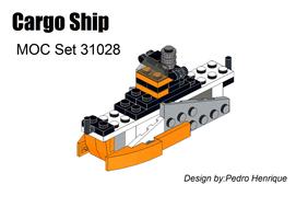 Набор LEGO MOC-81971 Cargo Ship - MOC 31028