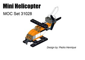 Набор LEGO MOC-82484 Mini Helicopter - MOC 31028